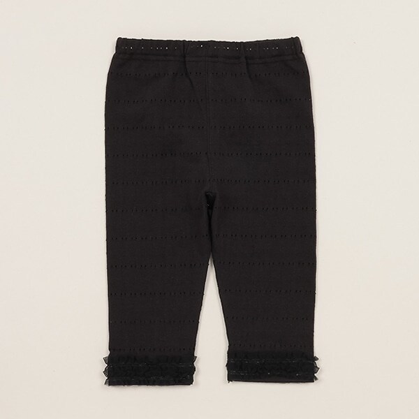 裾チュール7分丈レギンス