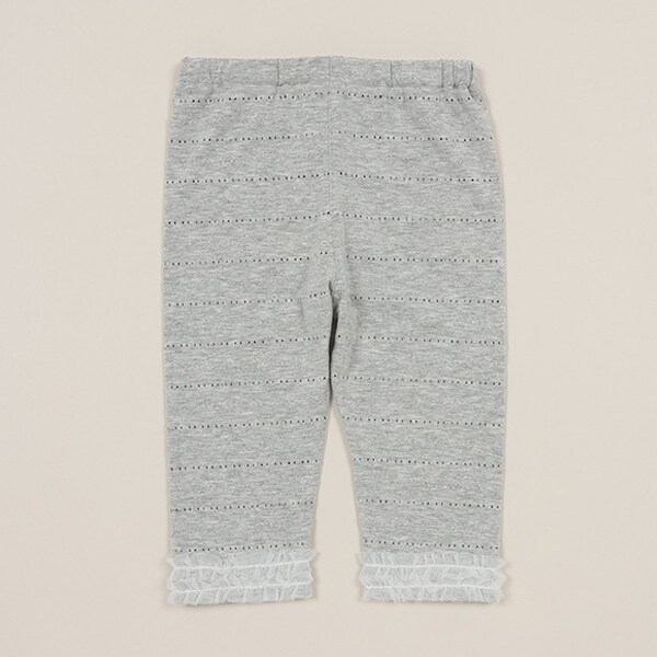 裾チュール7分丈レギンス