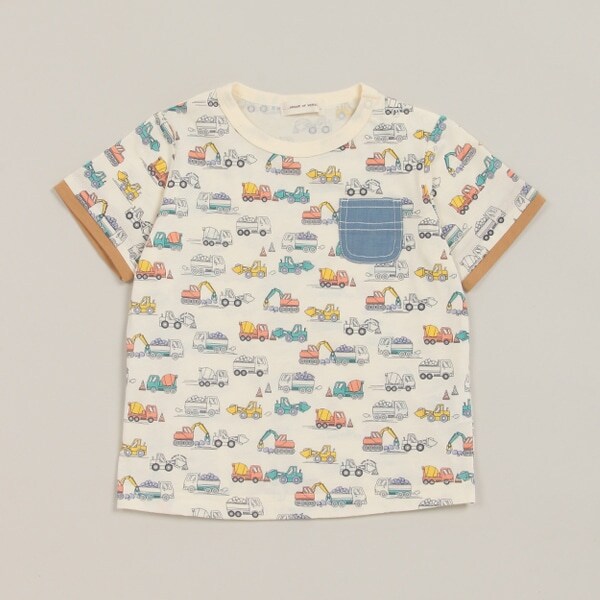 <接触冷感>働くクルマ柄Tシャツ