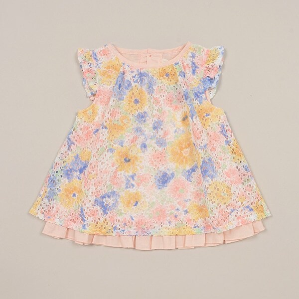 フラワーレースチュニック【日本製】