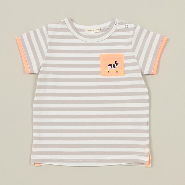 ネオンポケットボーダーTシャツ