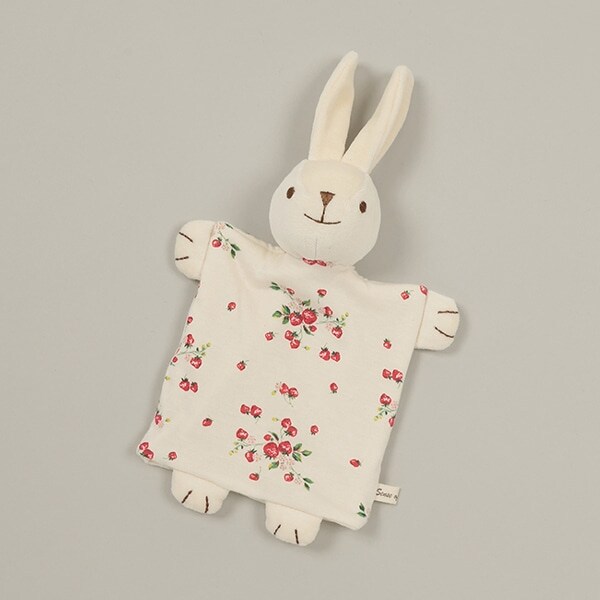 野イチゴウサギパペット【日本製】