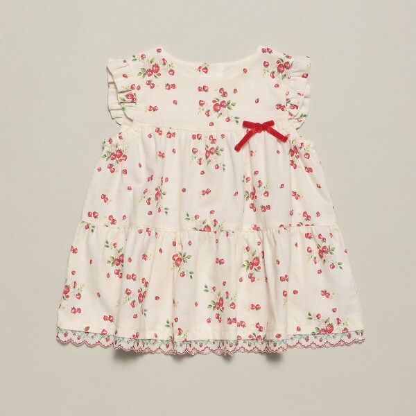 野イチゴ袖なしチュニック