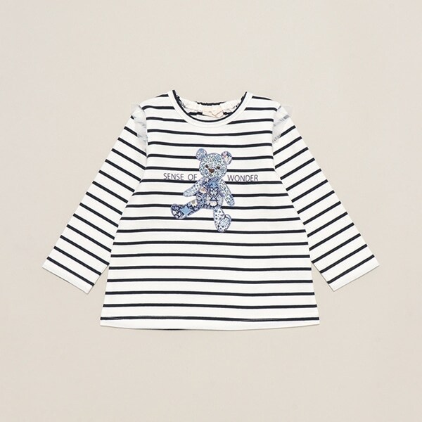 リバティくまボーダープルオーバー