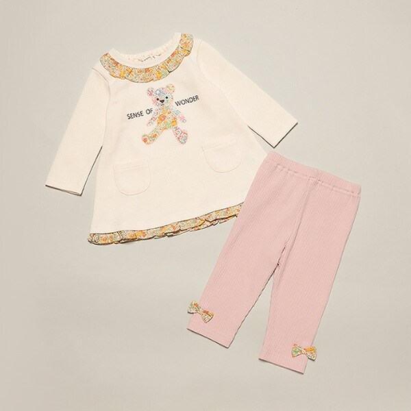 リバティうさくまワンピーススーツ