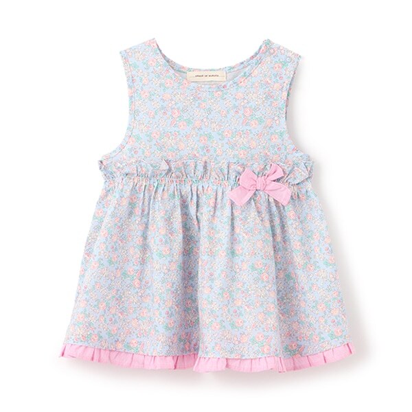 小花柄チュニック