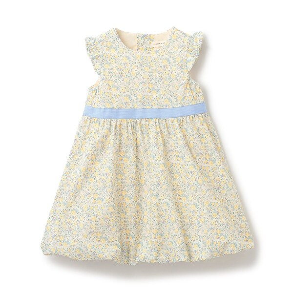 小花柄バルーンワンピース