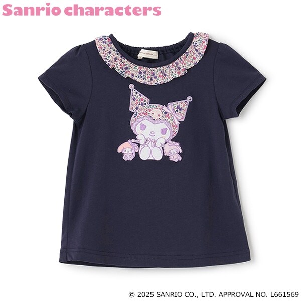 【クロミ】LibertyアップリケTシャツ