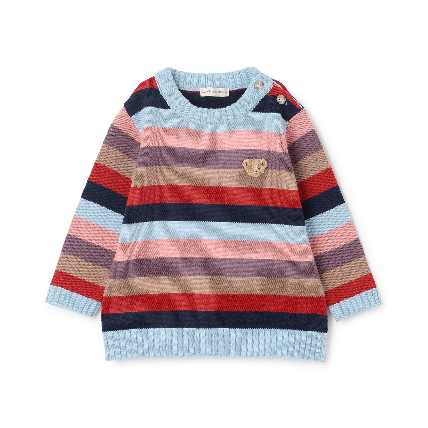 マルチボーダーセーター