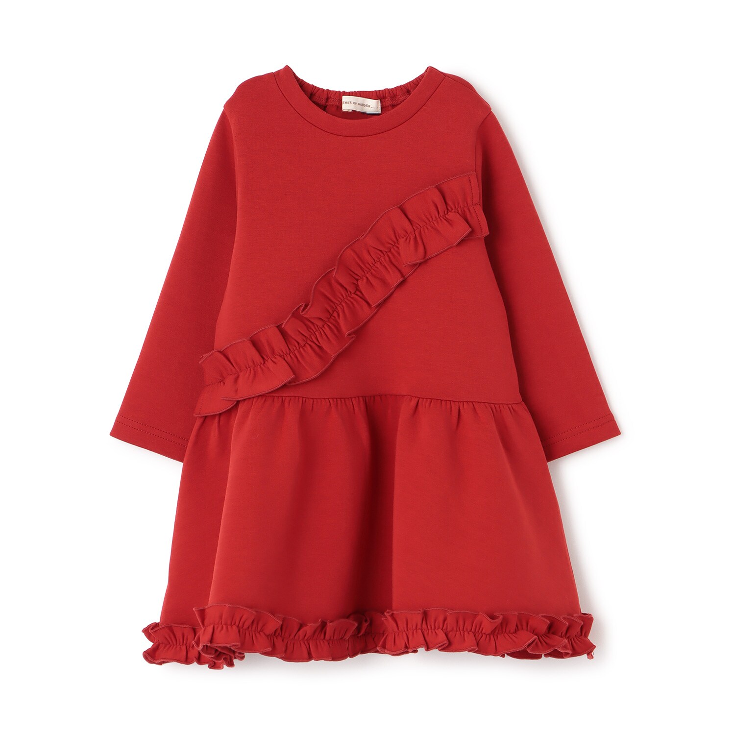 ダンボールフリルワンピース