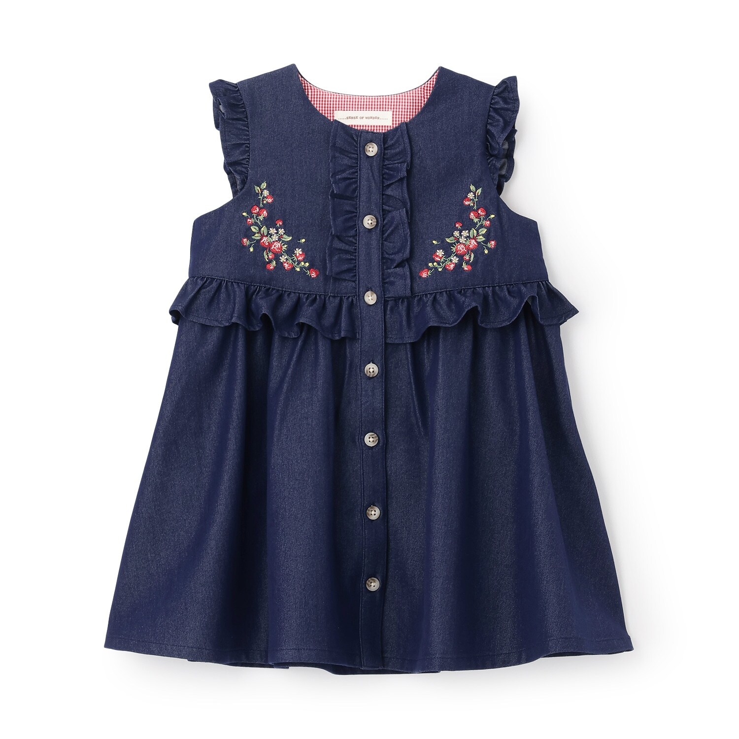 野イチゴ刺しゅうジャンパースカート