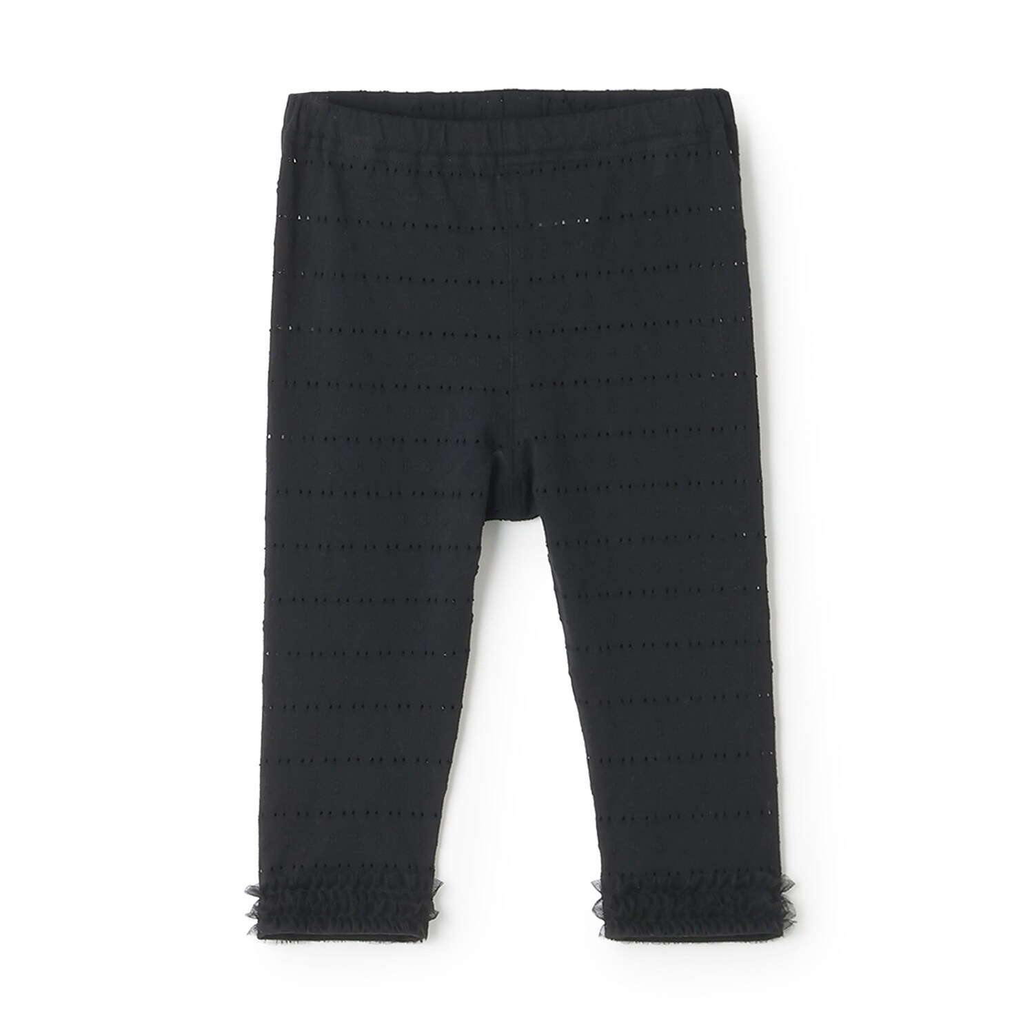 裾チュール7分丈レギンス