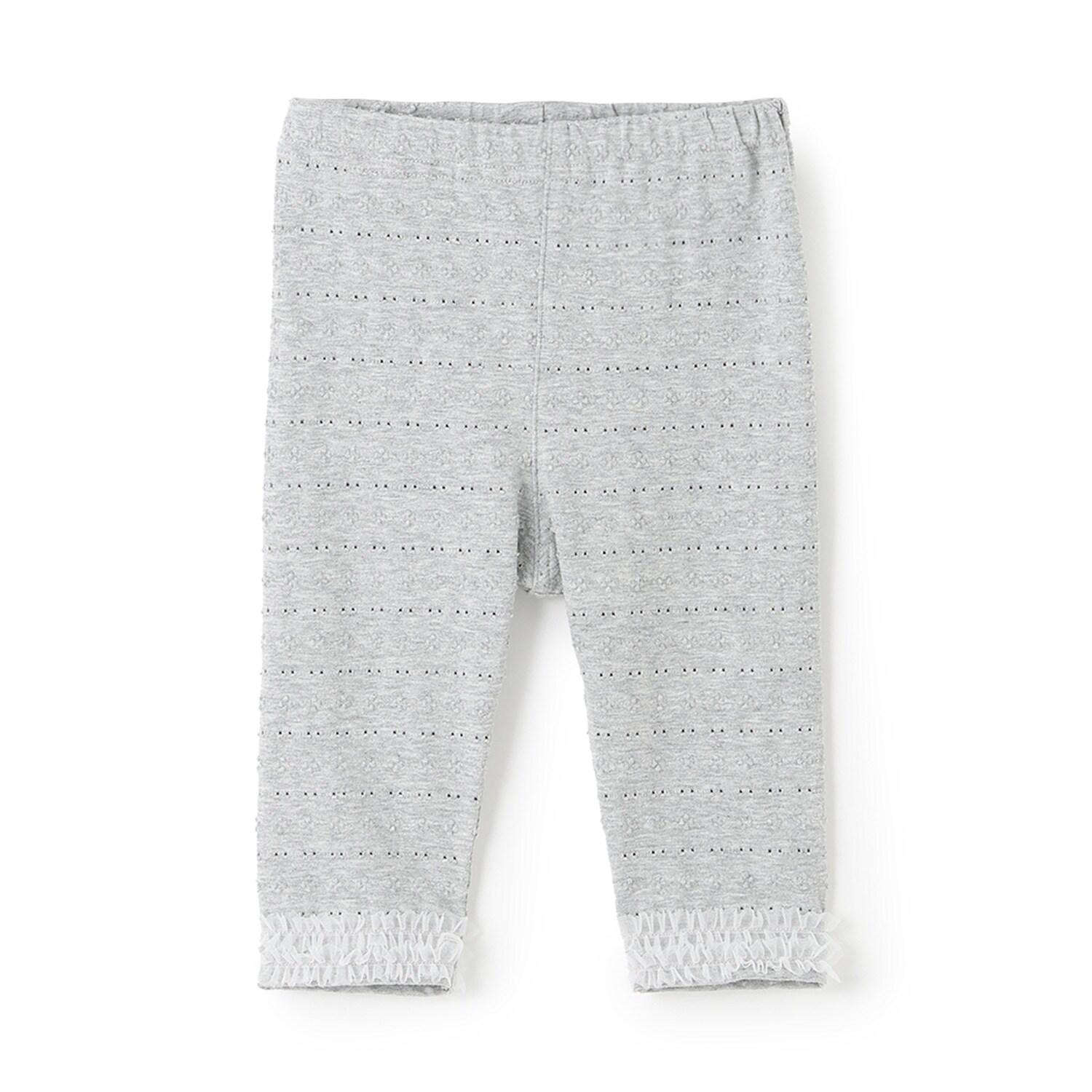 裾チュール7分丈レギンス