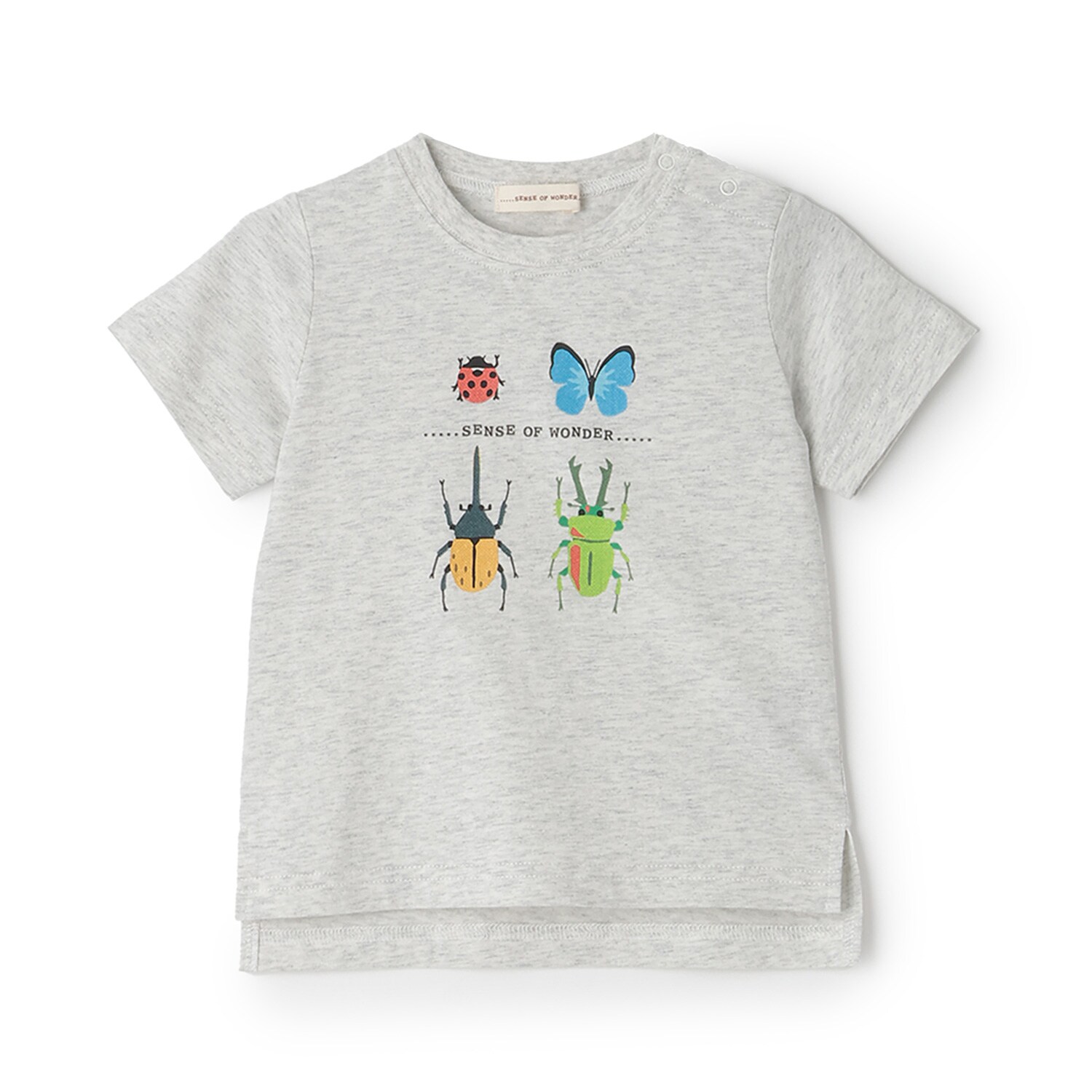 接触冷感昆虫プリント半袖Ｔシャツ