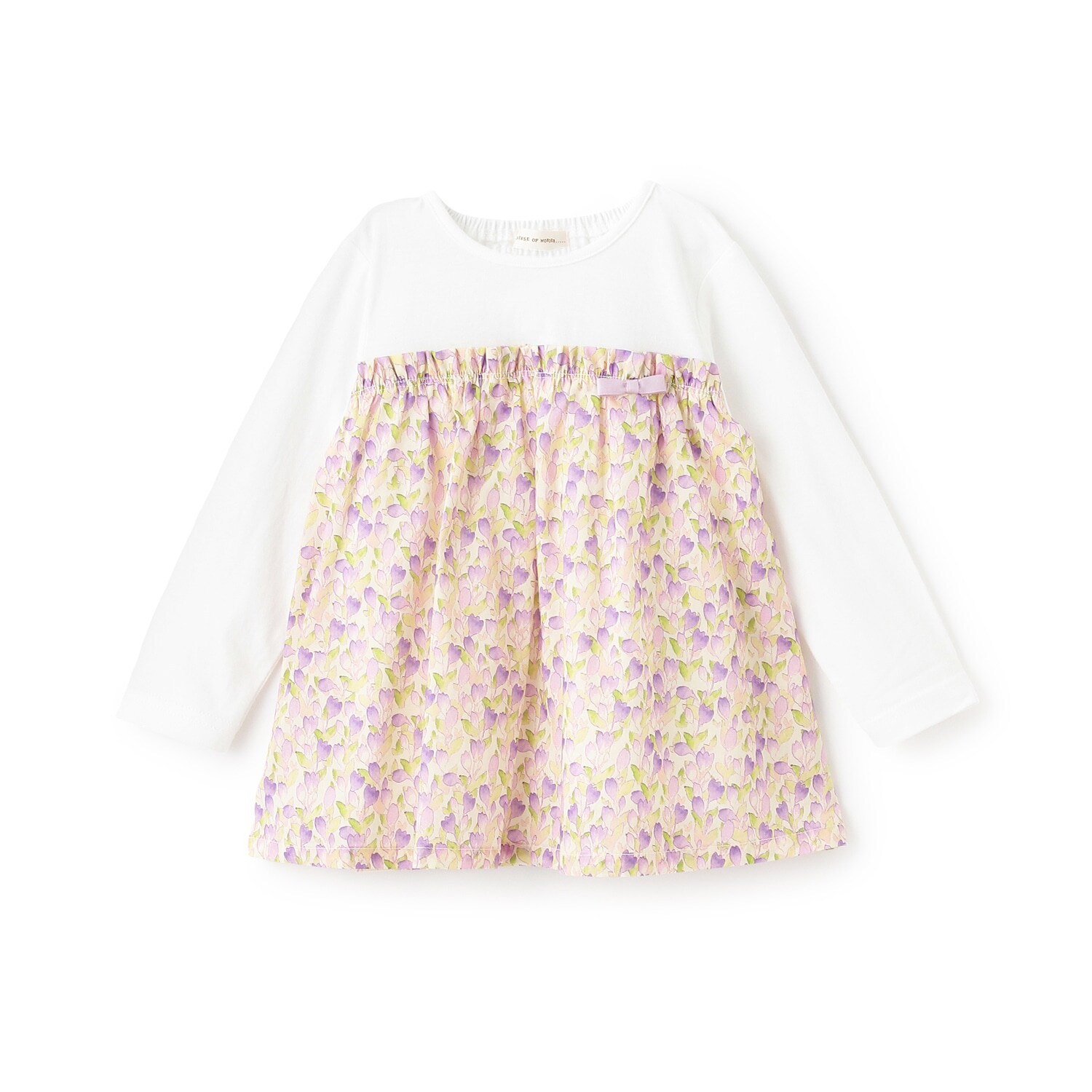 花柄長袖チュニック