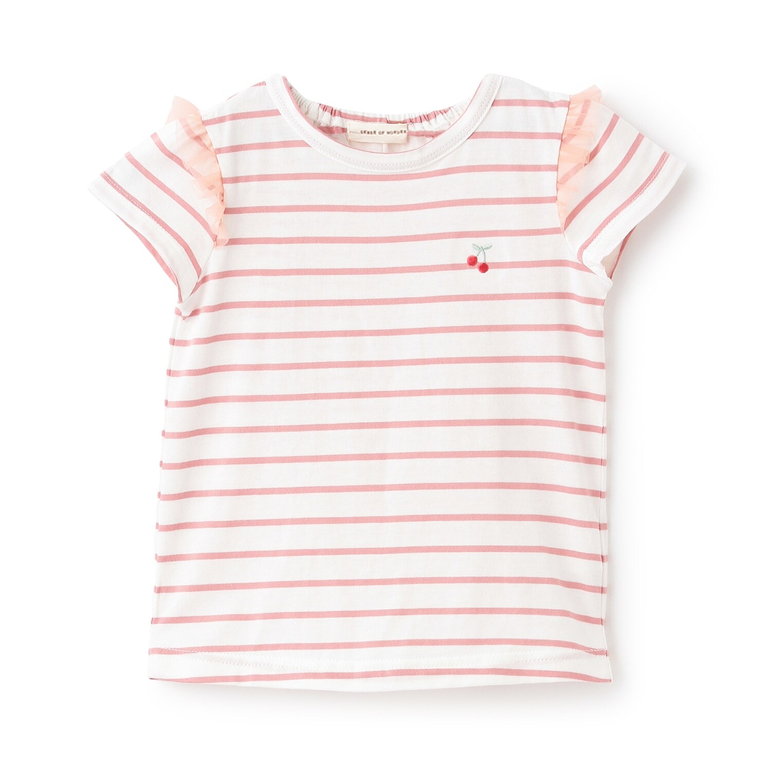 チェリー刺しゅう半袖Tシャツ