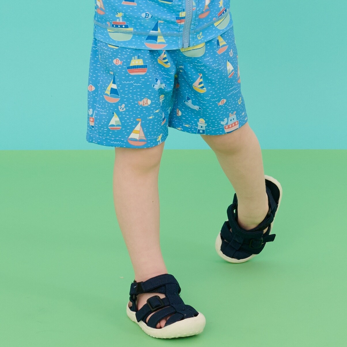 【SWIM】マリン柄男の子スイムパンツ