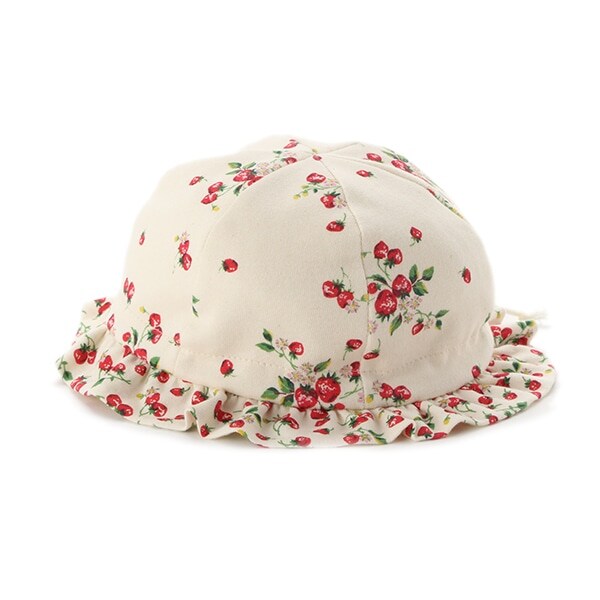 野イチゴフラワー帽子【日本製】