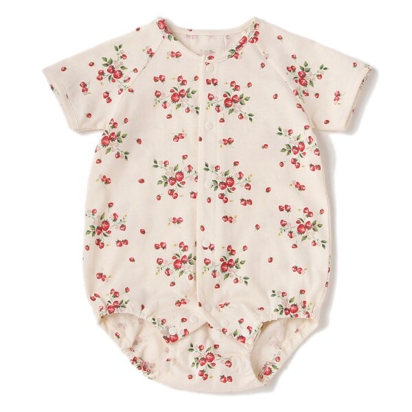 総柄ボディスーツ【日本製】