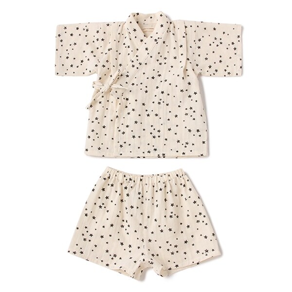 オーガニックコットン ダブルガーゼ甚平スーツ【日本製】