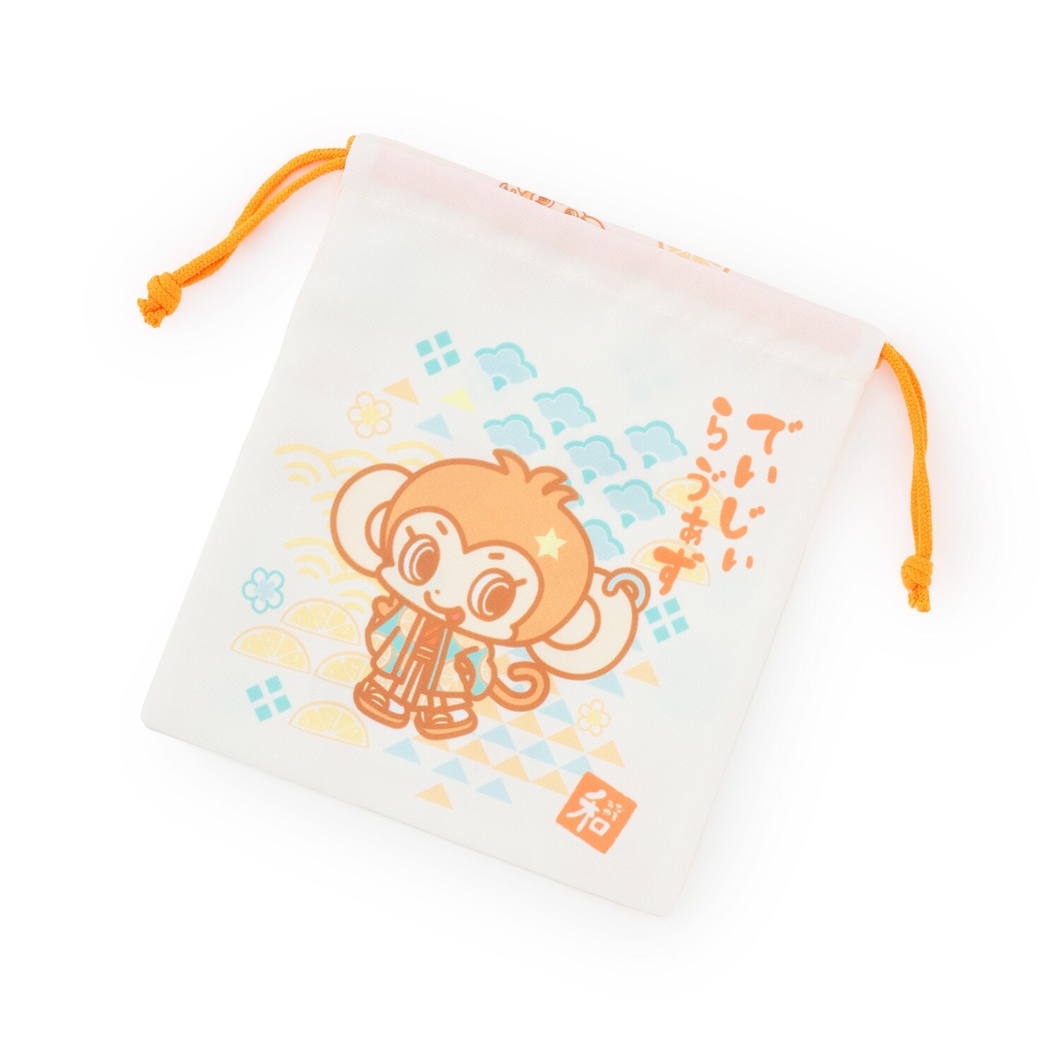 和柄巾着【ナカムラくん】【ミントくん】【ルッキー】