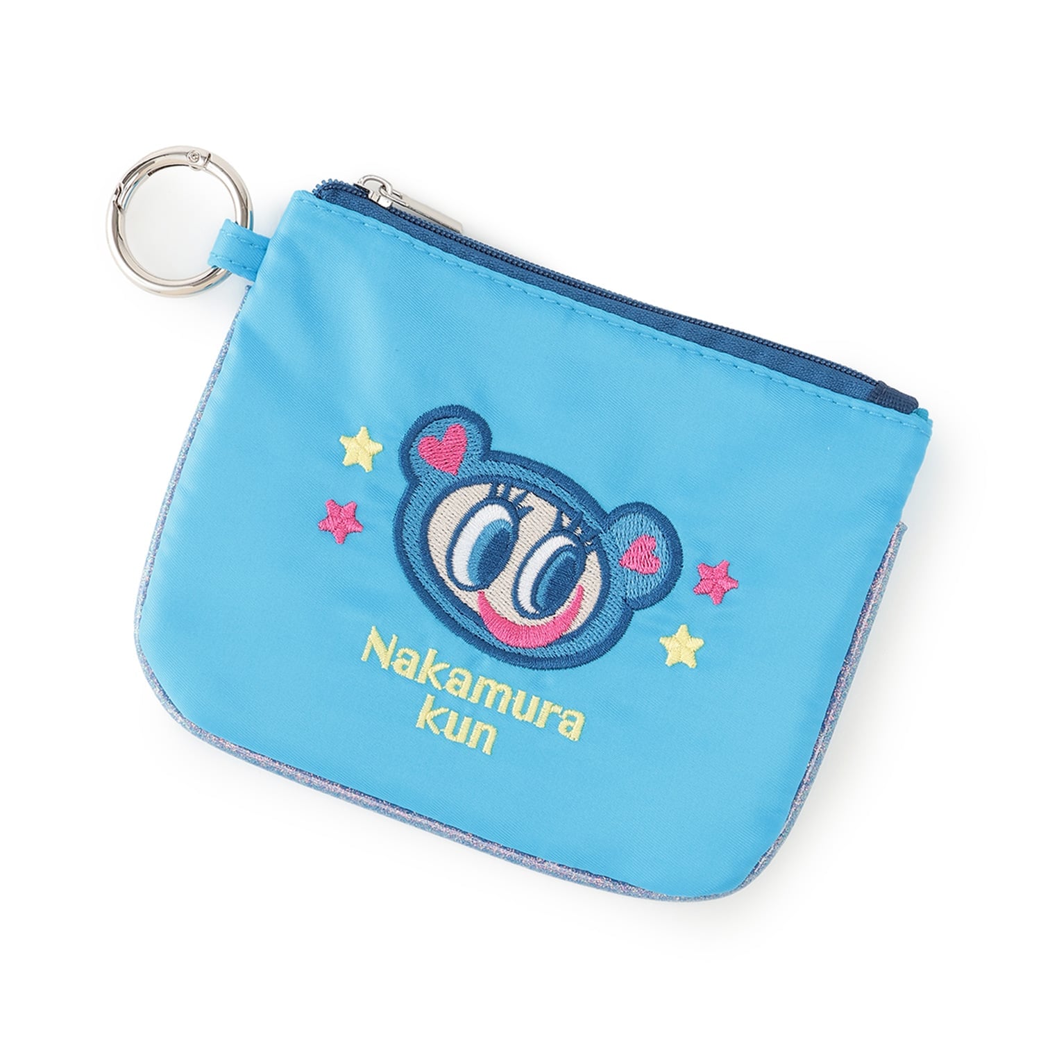 フラット刺しゅうポーチ【ベリエちゃん】【ナカムラくん】【ブルーベリエちゃん】【デビリーちゃん】