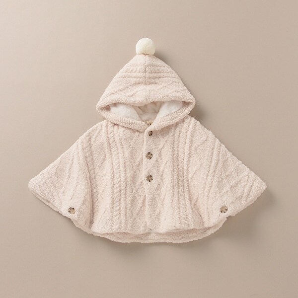 裏フリース ケーブルマント