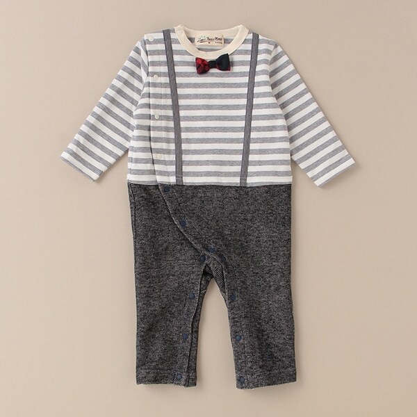 サスペンダーカバーオール