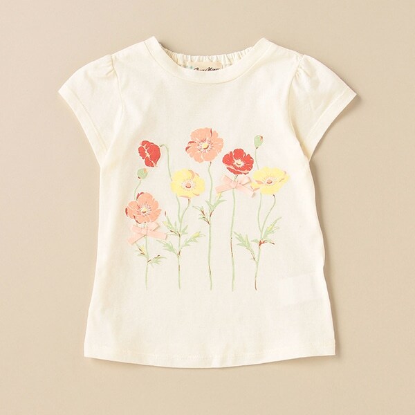ポピーリボン半袖Tシャツ