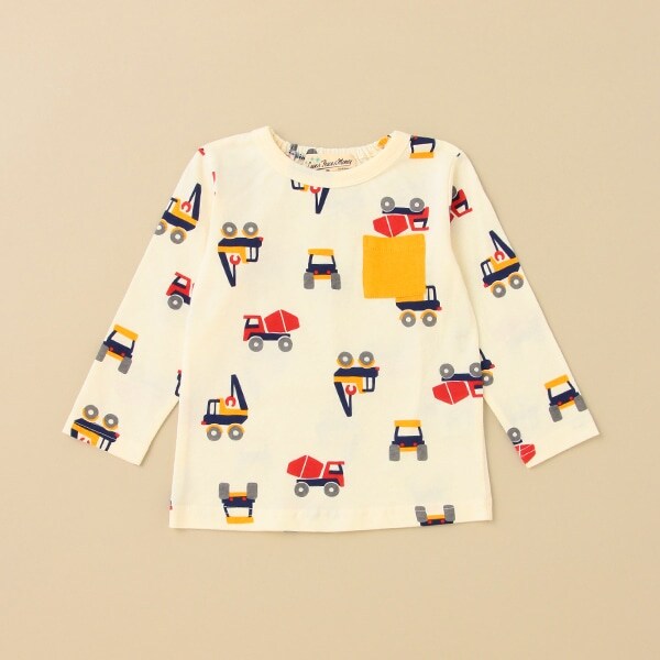 Toy truck長袖Tシャツ