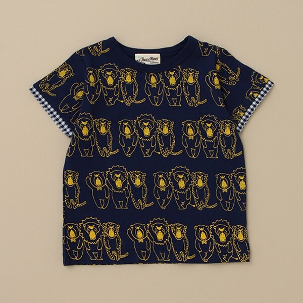 さんびき総柄半袖Tシャツ