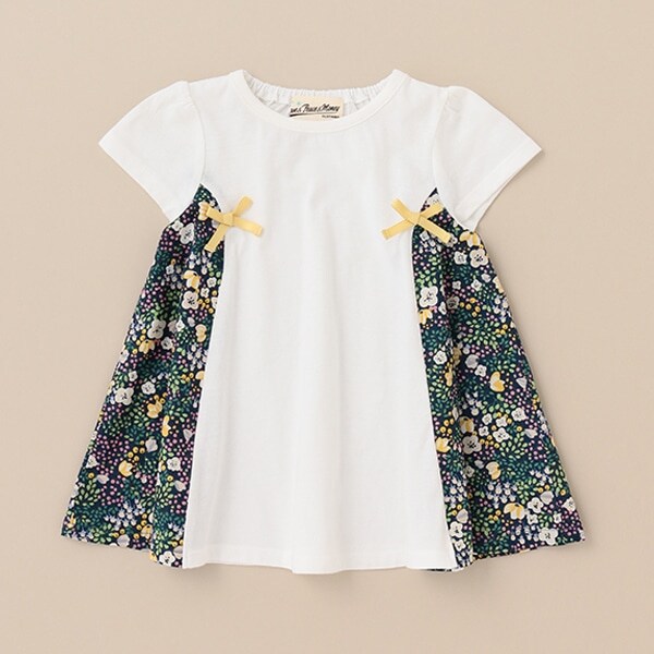 ガーデン柄ドッキングチュニック