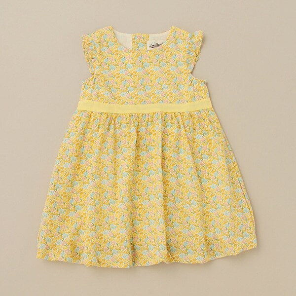 小花柄バルーンワンピース