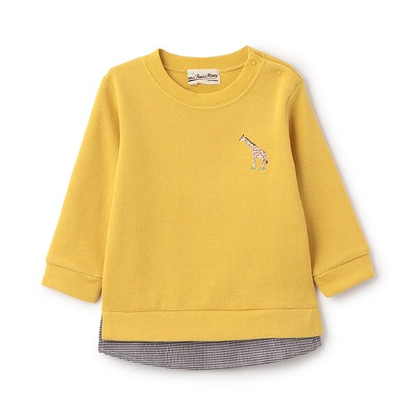 【人気商品再入荷】【直営店で取り扱い無し】きりん刺しゅうトレーナー