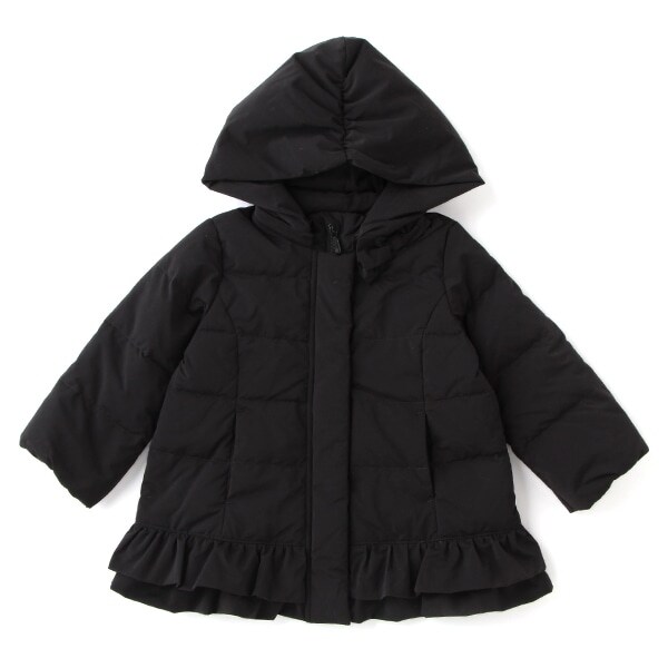 裾フリルwashableダウン