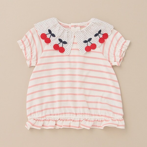 さくらんぼ衿Tシャツ