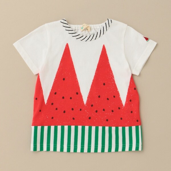 スイカプリントTシャツ