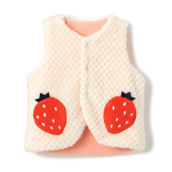 いちごリバーシブルベスト