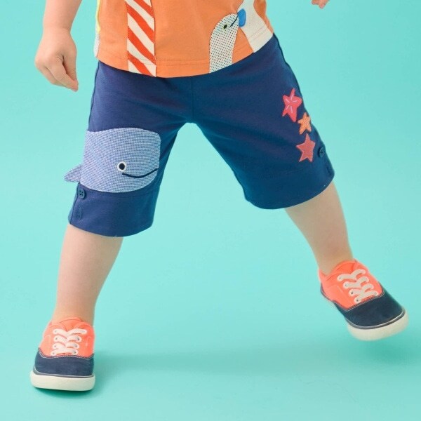 クジラハーフパンツ