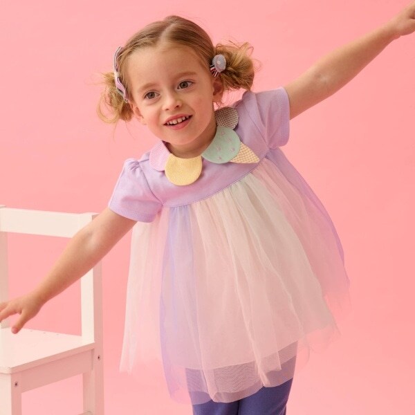 アイス衿チュールチュニック