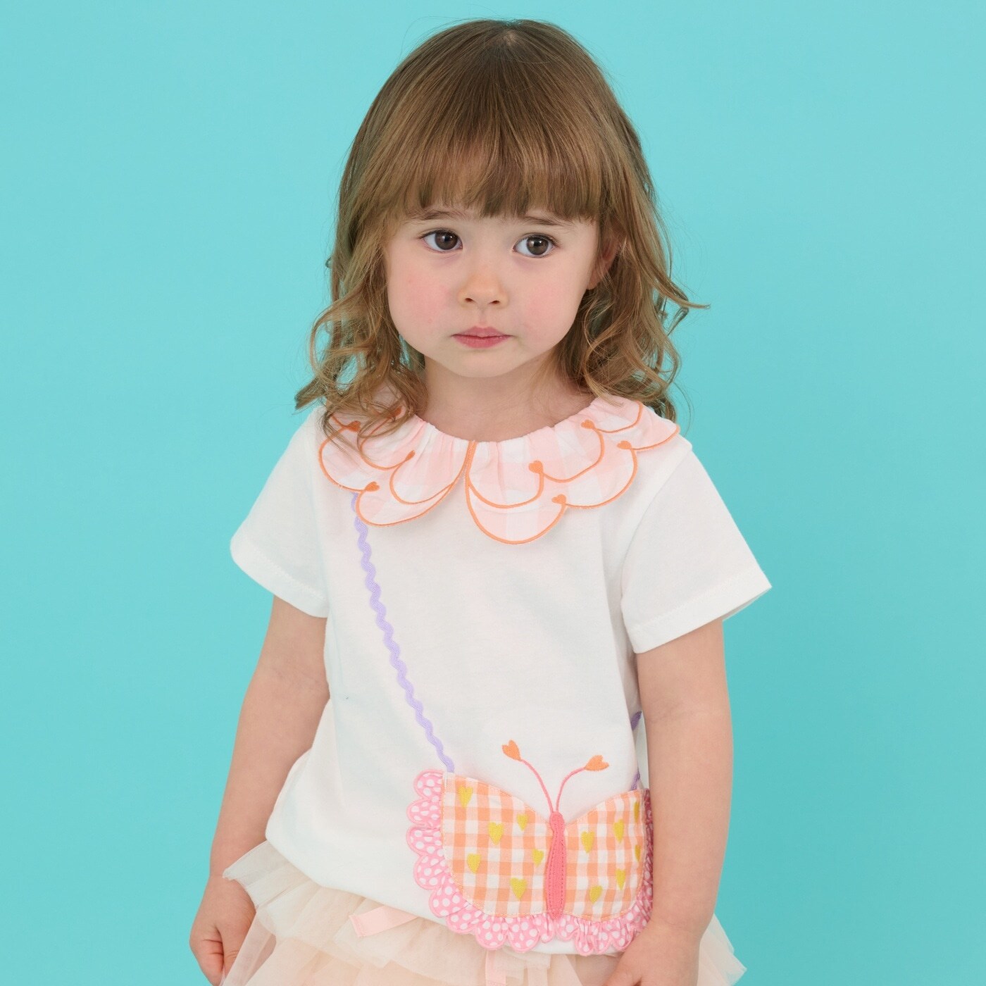 ちょうちょポシェットTシャツ