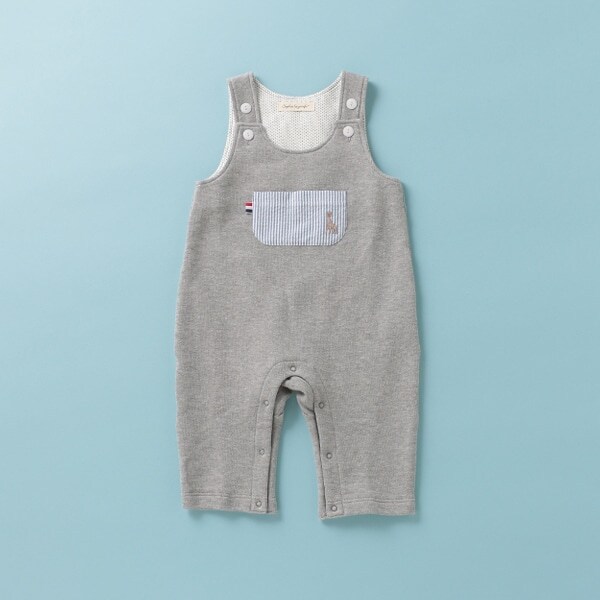 裏毛サロペット【日本製】