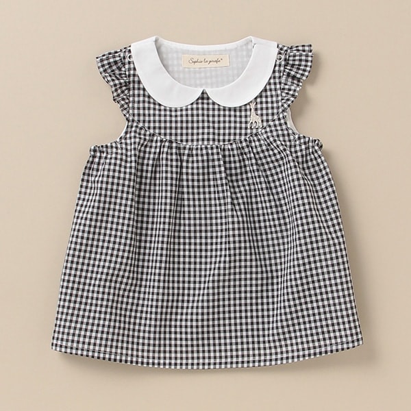 ギンガムチュニック【日本製】