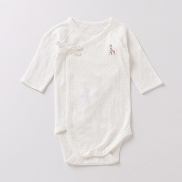 ふんわり長袖ボディスーツ 【日本製】