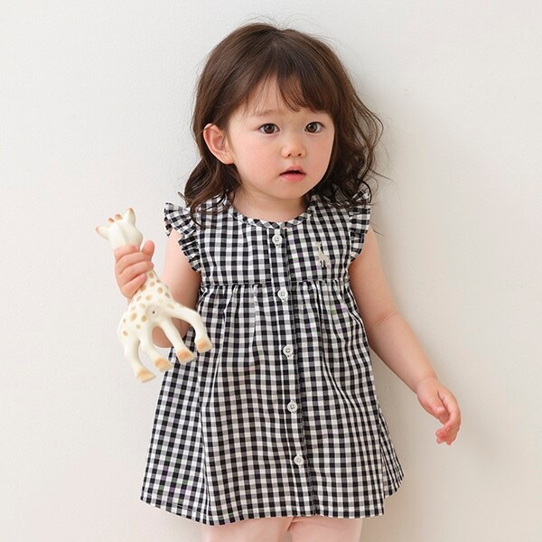 ギンガムチュニック【日本製】