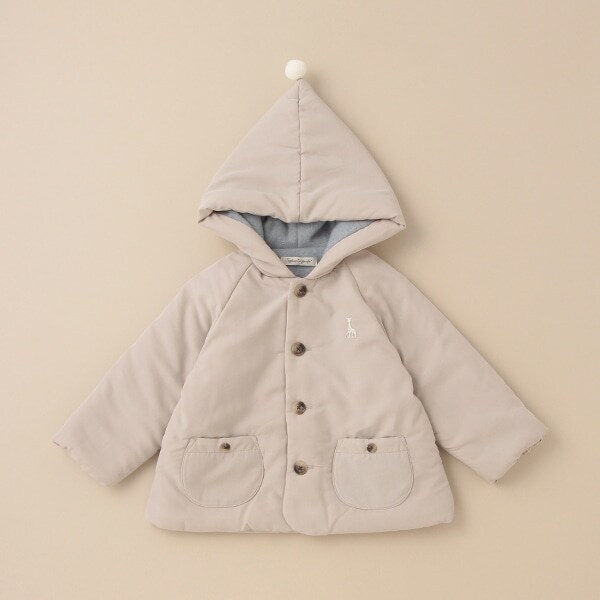 パウダー起毛中わたコート【日本製】