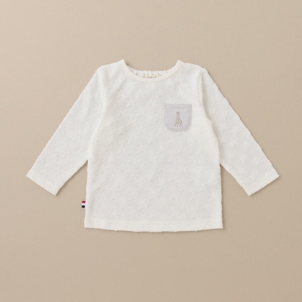 スタージャガード長袖Tシャツ【日本製】