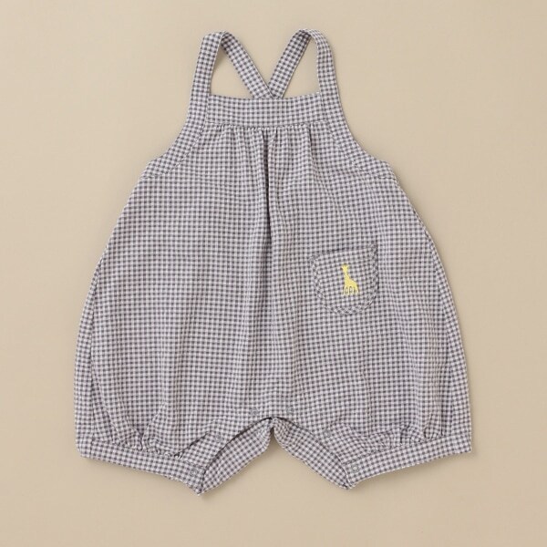 ギンガムチェックサロペット【日本製】