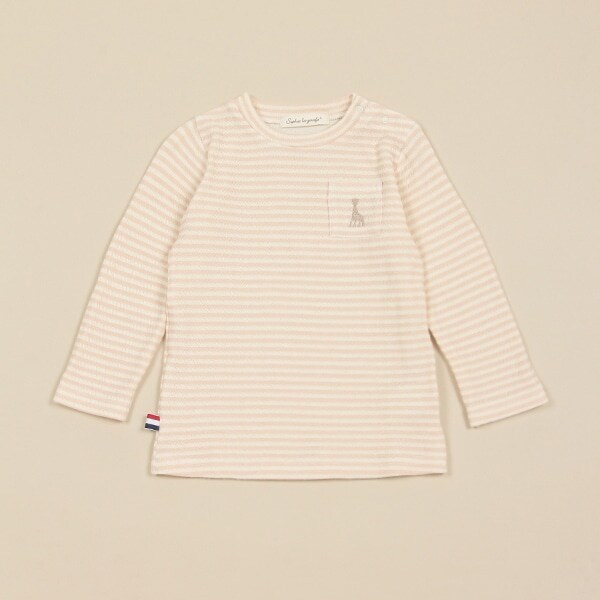 ハーフ接結ボーダー長袖Tシャツ【日本製】