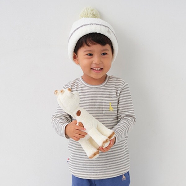 ハーフ接結ボーダー長袖Tシャツ【日本製】